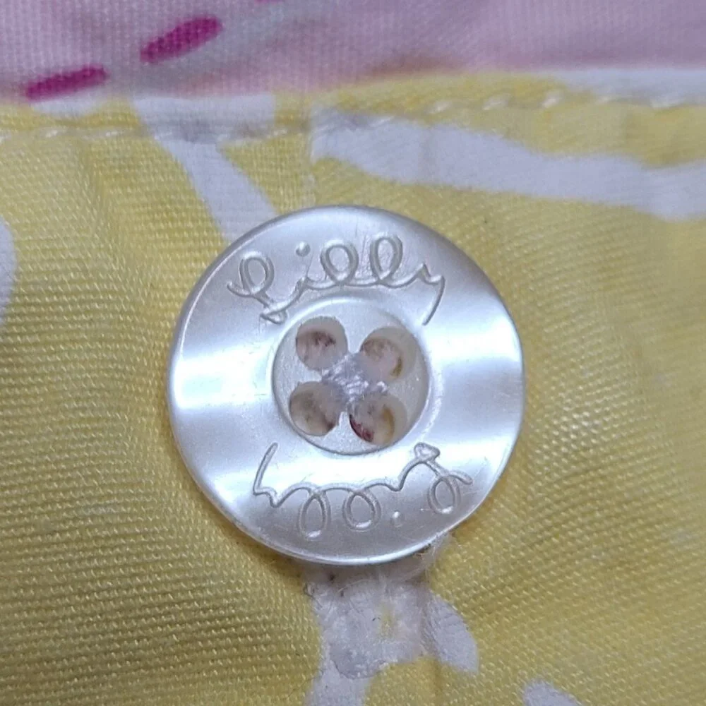 Lilly Pulitzer Multi Color Patchwork Pants Size 8-Vintage - Picture 10 of 16